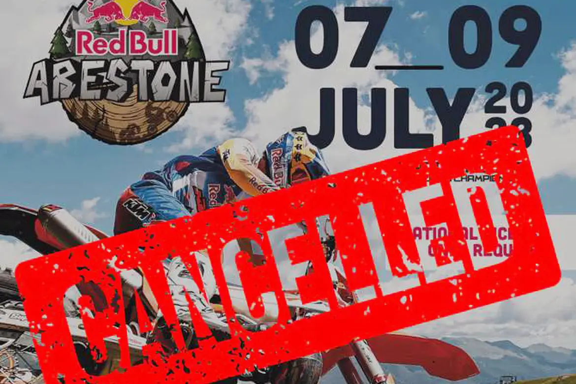 Red Bull Abestone 2023 cancellata