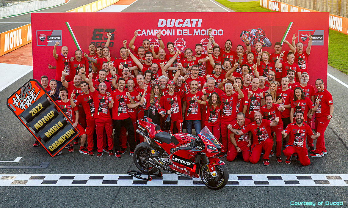 team ducati motogp campione 2022