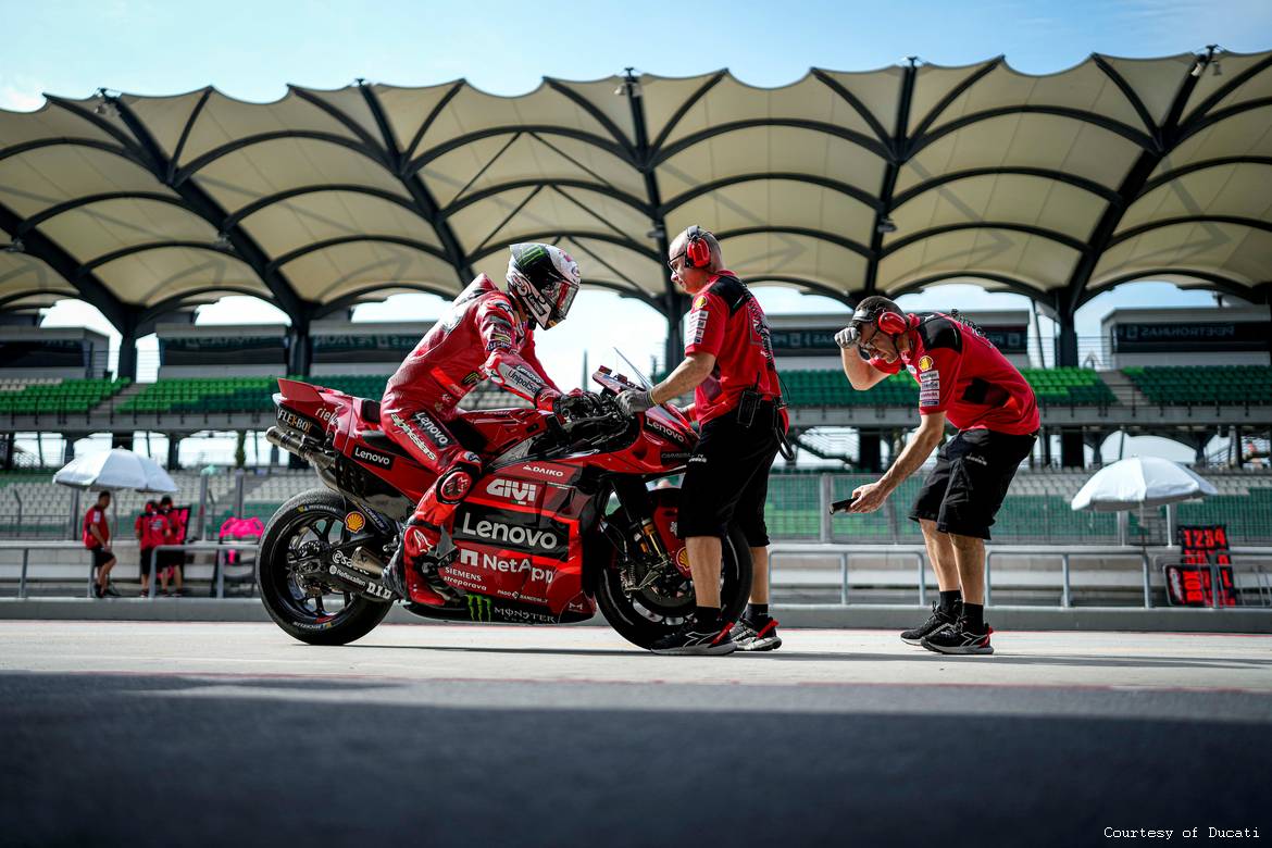Ducati test MotoGP Sepang