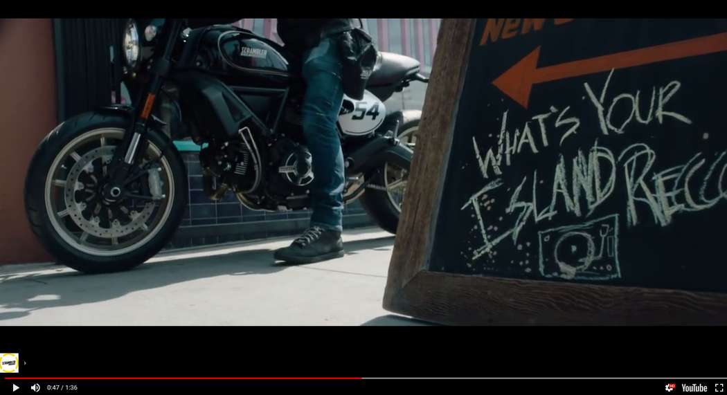 Video Ducati Scrambler Cafe Racer