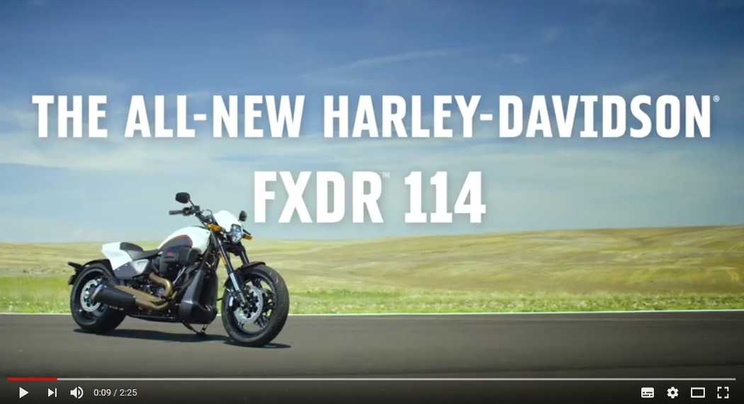 Video Harley-Davidson FXDR 114