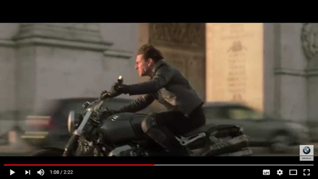Video BMW nineT trailer Mission Impossible 6