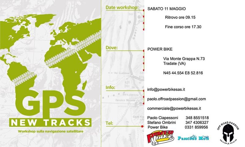 Locandina Corso Navigazione GPS
