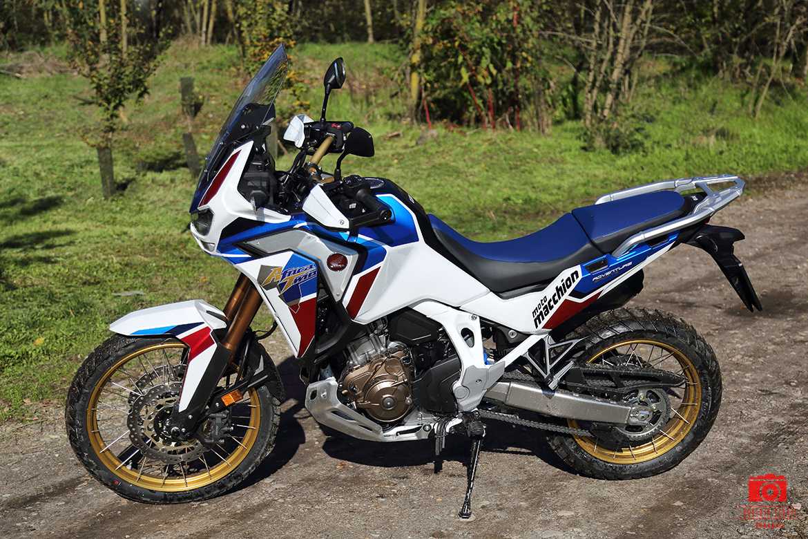 Lato sinistro Africa Twin