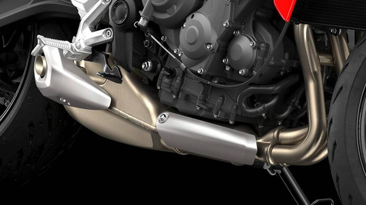 Scarico Triumph Trident
