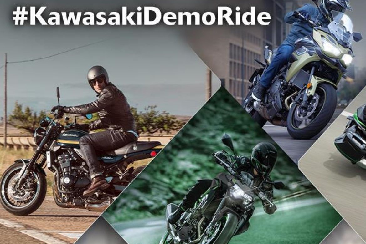 Kawasaki demo ride tour 2023