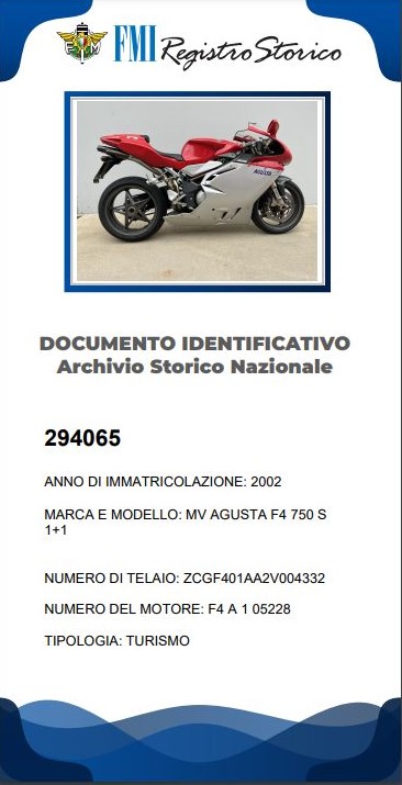 Registro Storico FMI 9 Registro Storico FMI 9