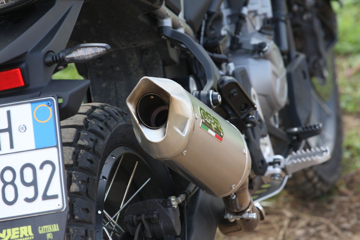 GPR Exhaust per CFMoto 450MT 7