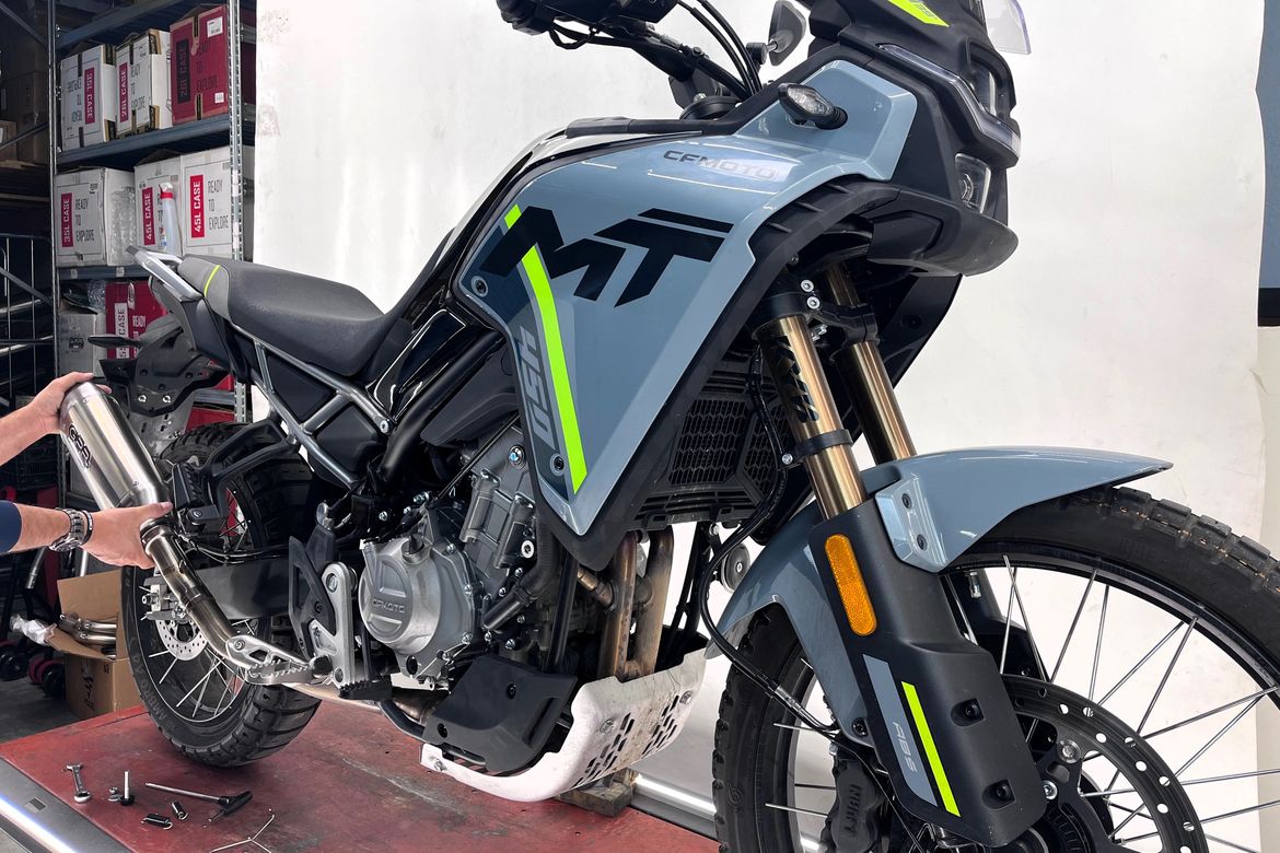 GPR Exhaust per cfmoto 450MT 5 GPR Exhaust per cfmoto 450MT 5