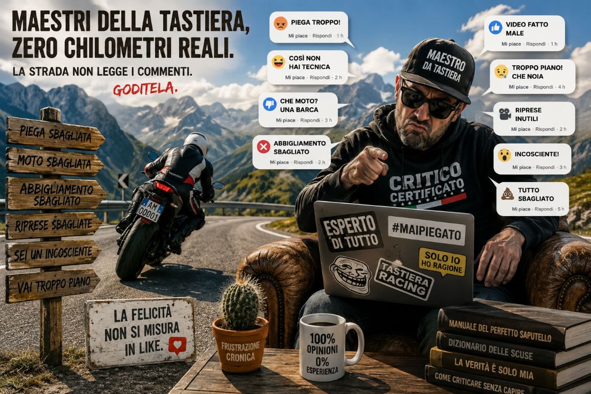 Il motociclista da tastiera
