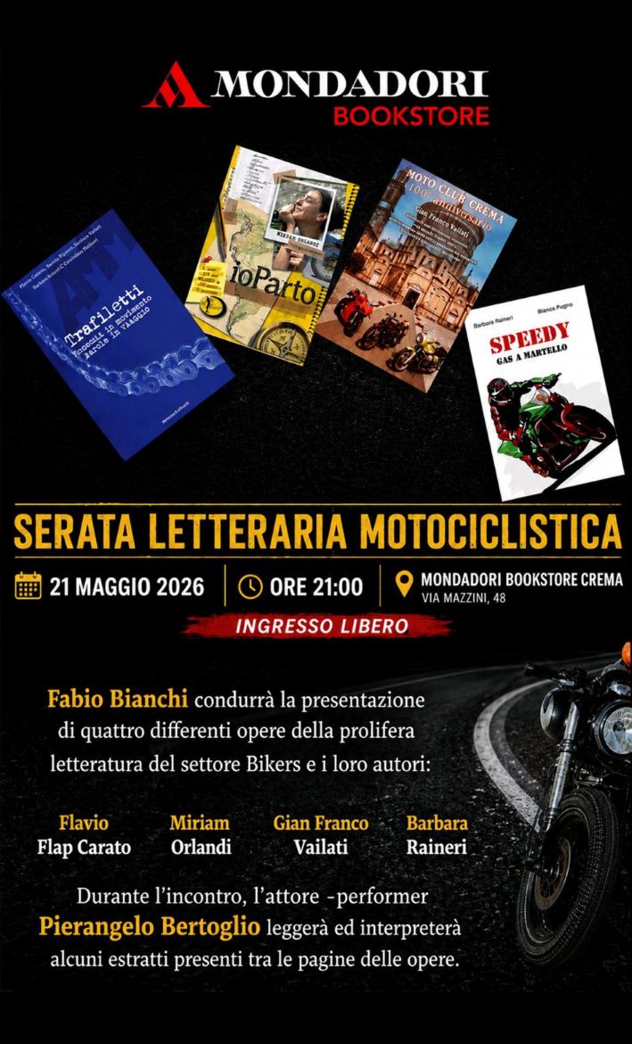 Serata Letteraria Motociclistica Serata Letteraria Motociclistica