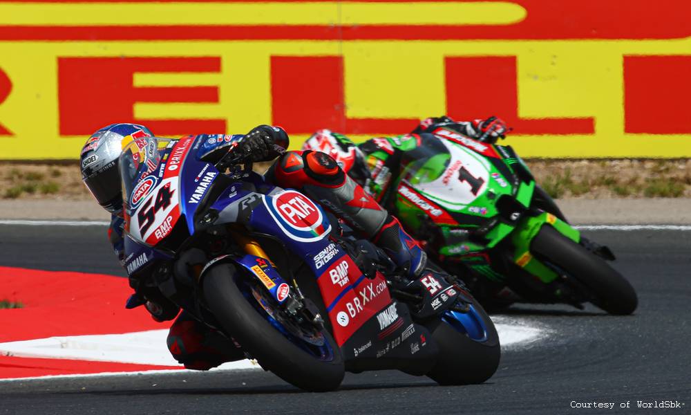 Toprak Ragzatlioglu e Jonathan Rea a Navarra Toprak Ragzatlioglu e Jonathan Rea a Navarra
