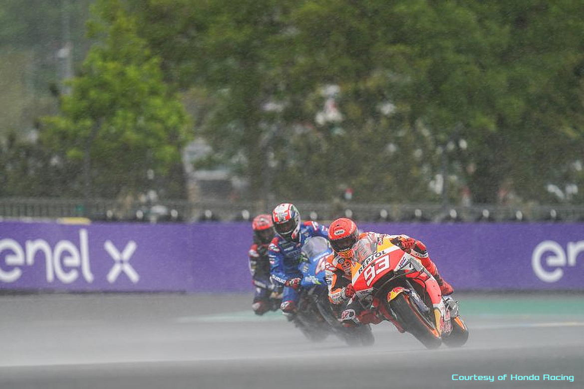 MotoGP Le Mans partenza MotoGP Le Mans partenza