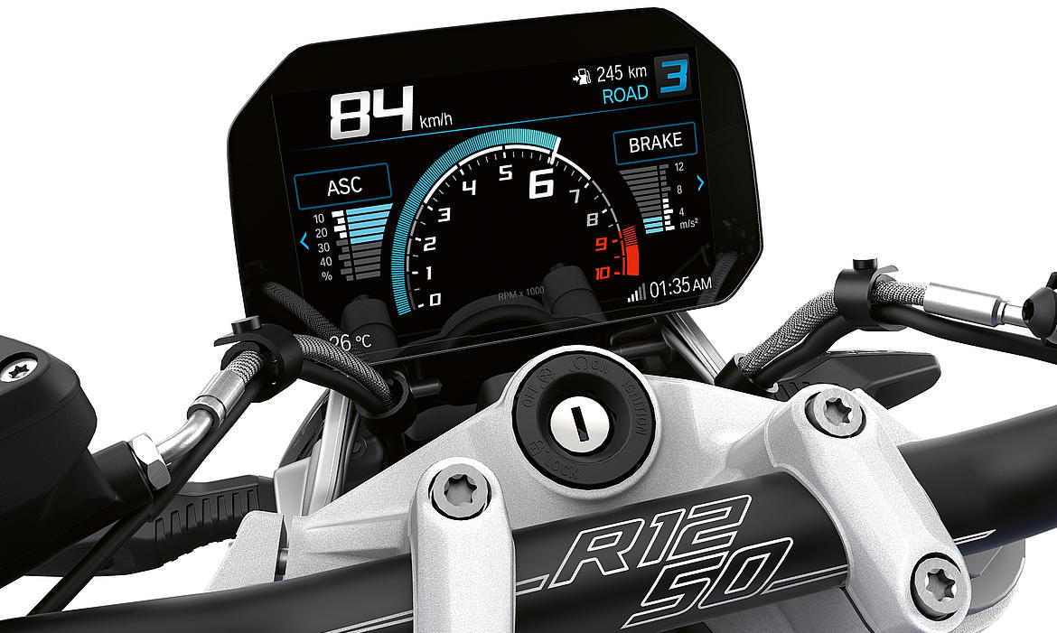 BMW R1150R Roadster display