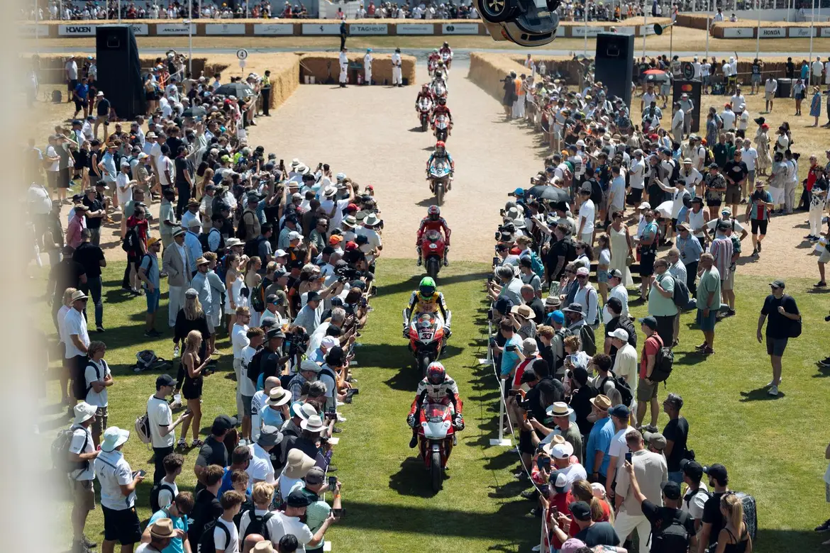 Ducati moto leggende a Goodwood
