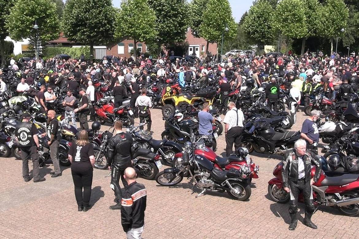 Raduno motociclisti per Kilian
