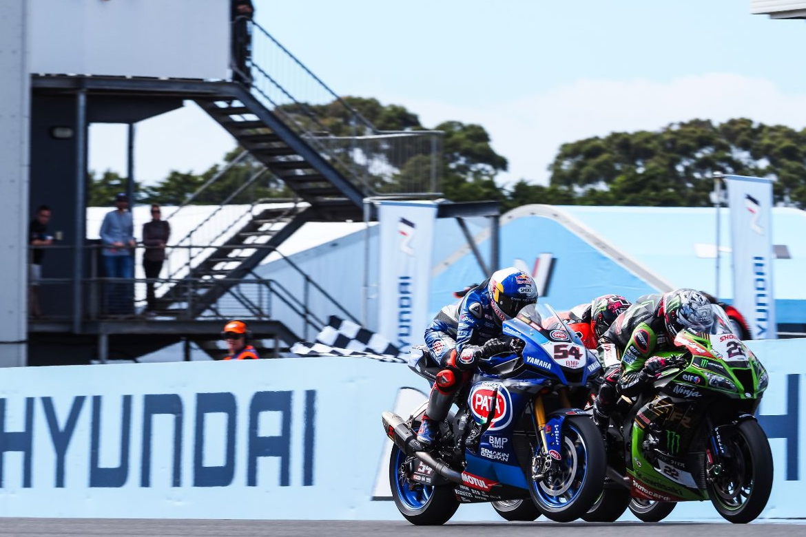 Superbike Australia bagarre