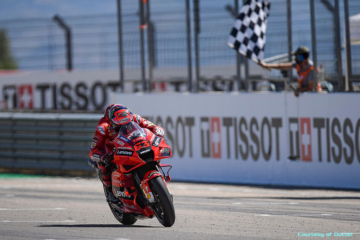 Pecco Bagnaia ad Aragon