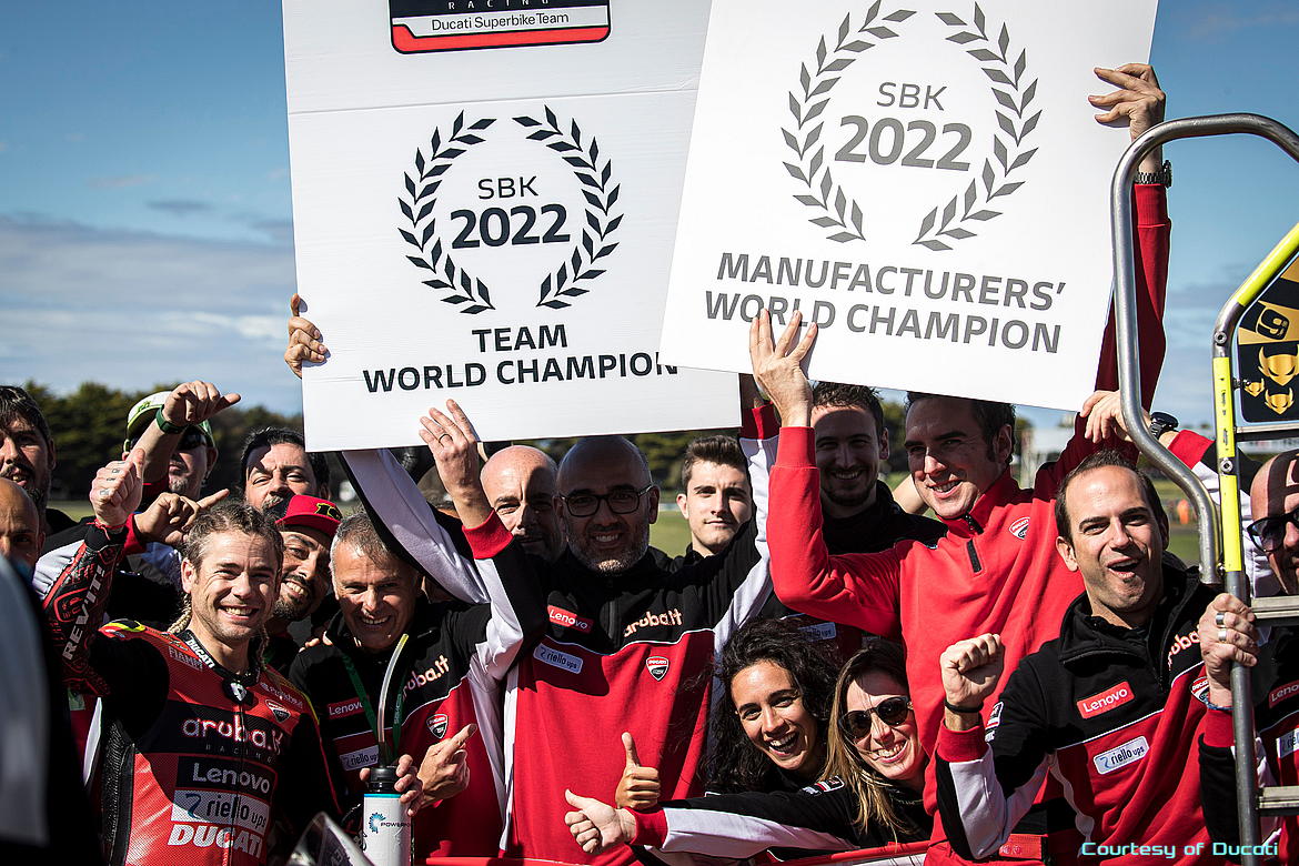Titoli mondiali Ducati 2022 Titoli mondiali Ducati 2022