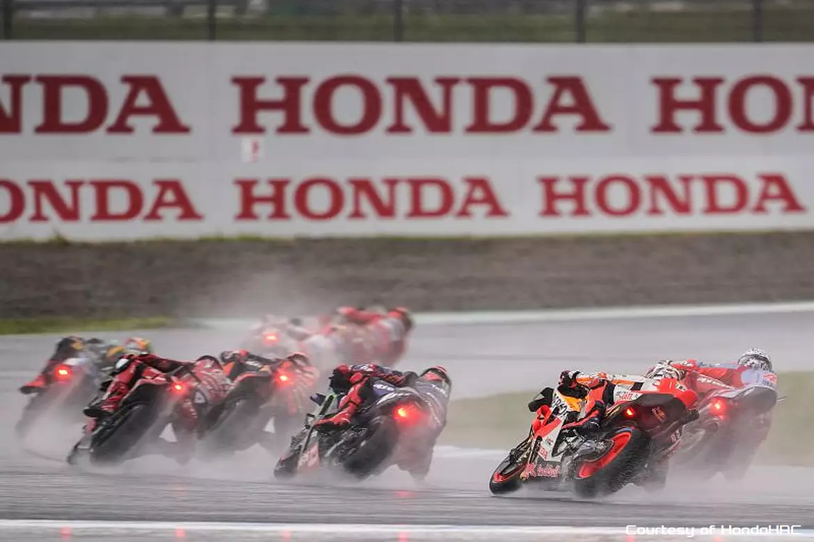 La pioggia di MotoGP Motegi
