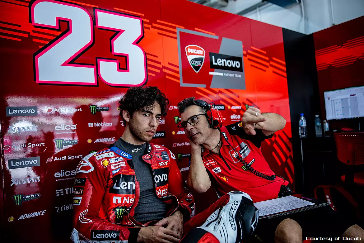 Test Sepang Ducati Bastianini Test Sepang Ducati Bastianini