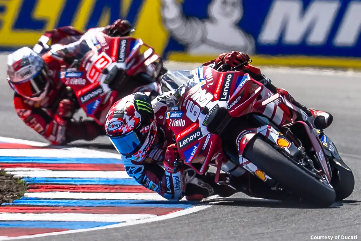 Pecco Bganaia e Marc Marquez MotoGP Brno