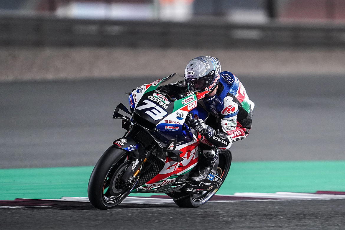 Alex Marquez test Losail Alex Marquez test Losail