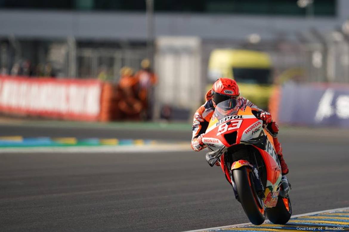 Marc Marquez in Francia Marc Marquez in Francia