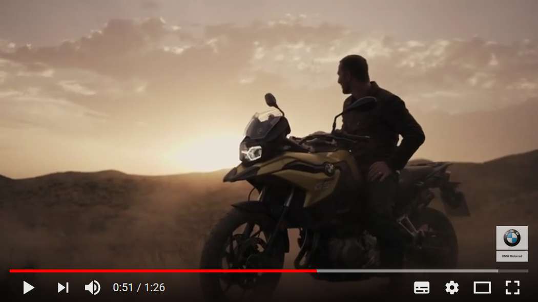 Video BMW Motorrad F750GS
