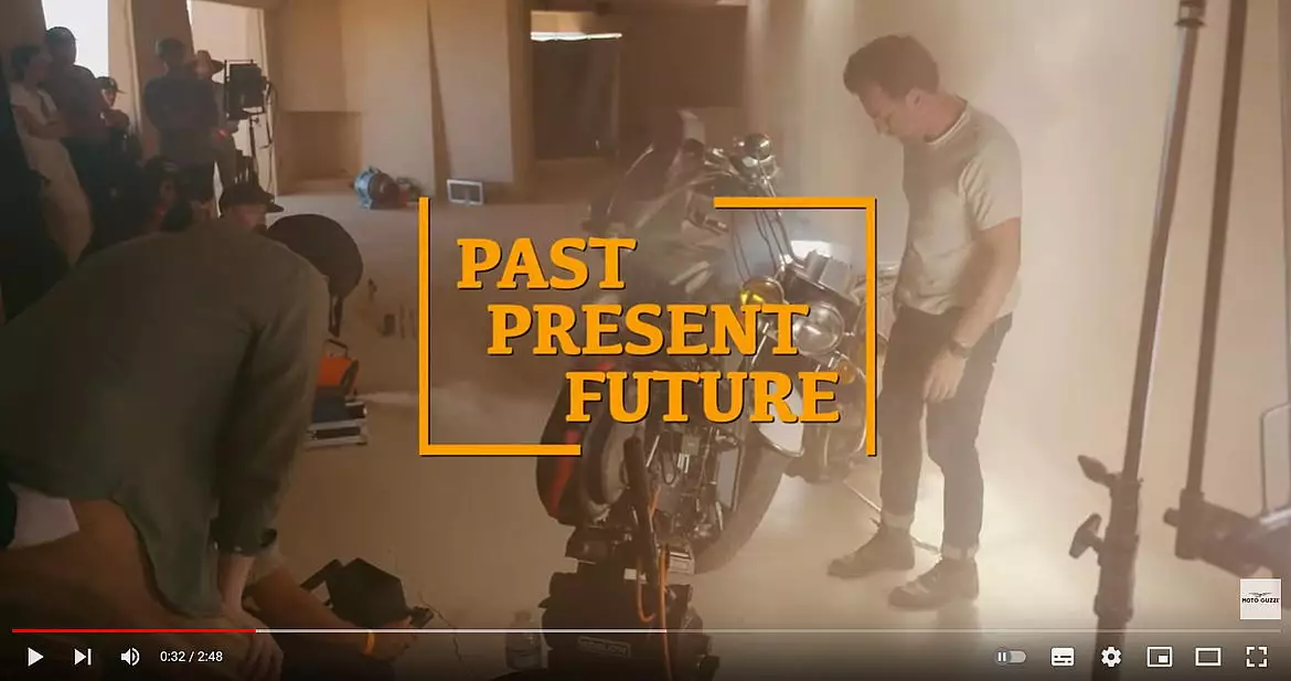 Moto Guzzi V100: Ewan McGregor behind the scenes